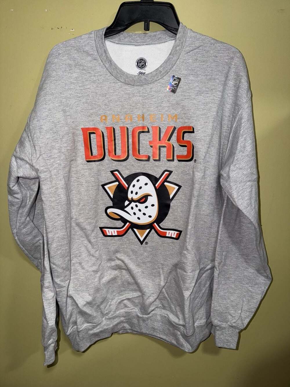 Anaheim Ducks Crewneck Sweatshirt by Blue 84